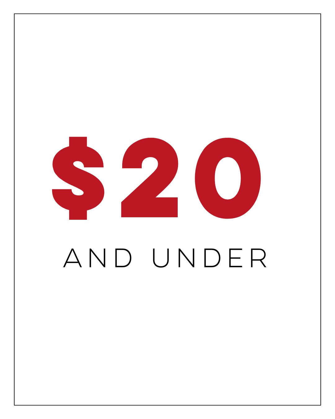 $20 Warehouse Sale