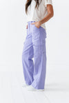 Spencer Cargo Jeans in Lilac