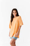 Lisa Oversized Boyfriend Tee in Orange