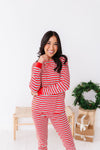 Women's Stripe Right Pajama Set