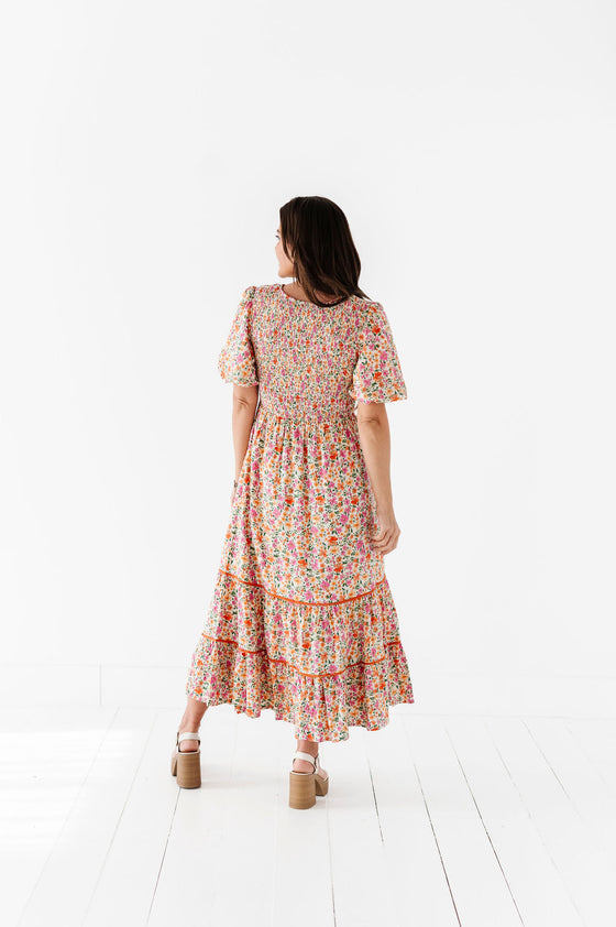 Teri Floral Dress - Size Large Left