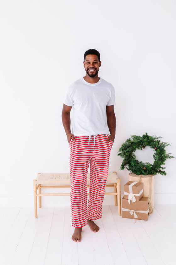 Unisex Stripe Right Pajama Pant