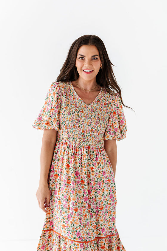 Teri Floral Dress - Size Small Left