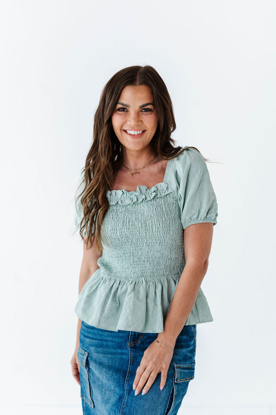 Sutton Smocked Top