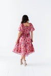 Milani Floral Dress in Pink - Size Small Left