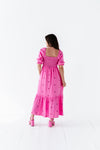 Kemry Embroidered Dress in Pink