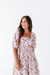 Milani Floral Dress in Lavender