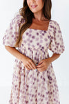 Milani Floral Dress in Lavender