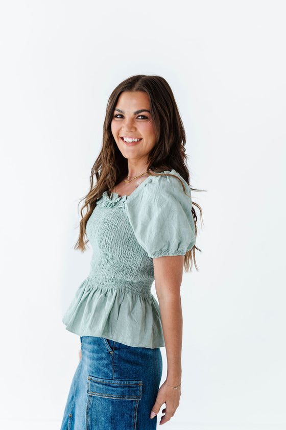 Sutton Smocked Top