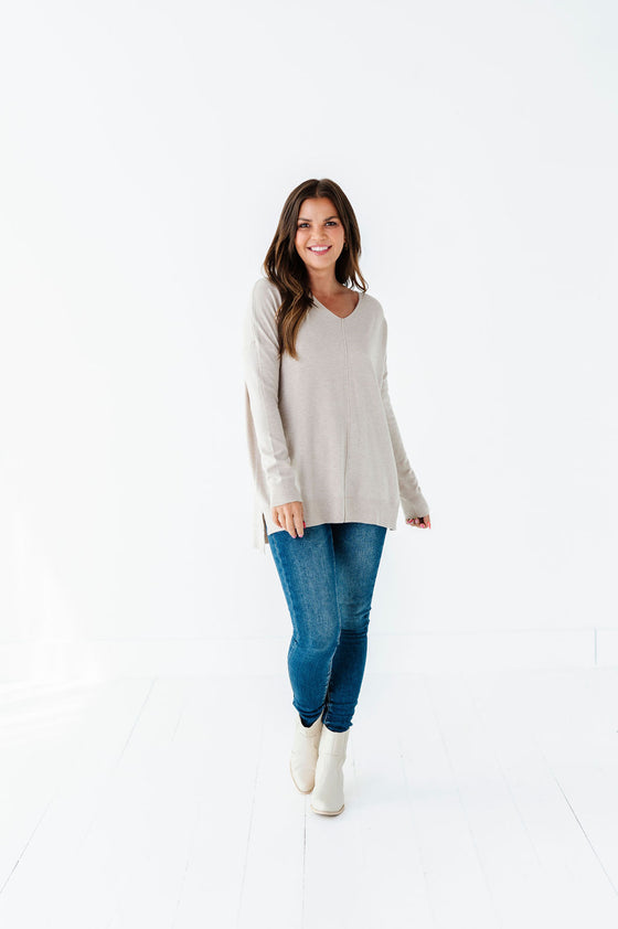 Rochelle Sweater in Oatmeal