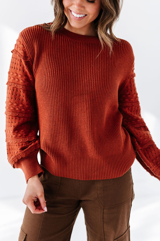 Leona Sweater in Rust