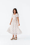 Kelsey Floral Printed Lace Dress - Size L & XL Left