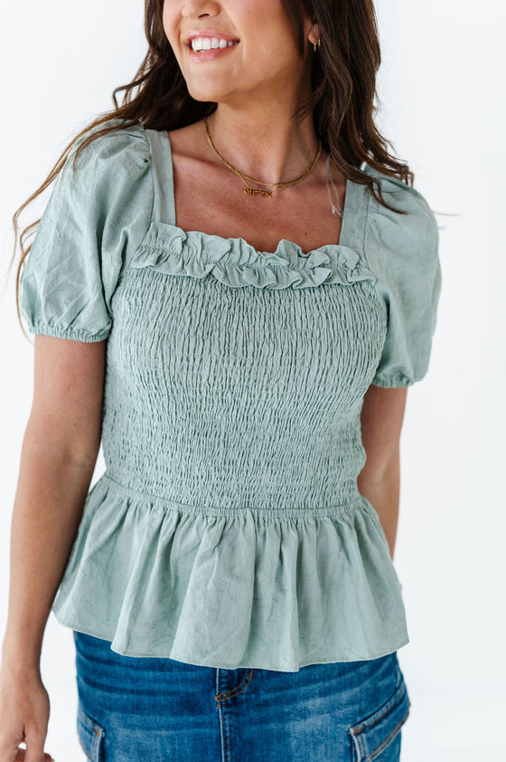 Sutton Smocked Top