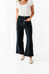 River Flare Pants in Black - Size Small Left