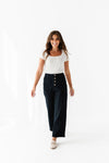 River Flare Pants in Black - Size Small Left