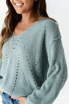 Raven Knit Sweater Top - Size S & M Left