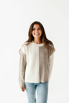  Noah Colorblock Sweater - Size S & L Left