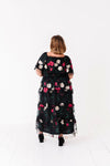 Roma Ruffle Tiered Dress in Black