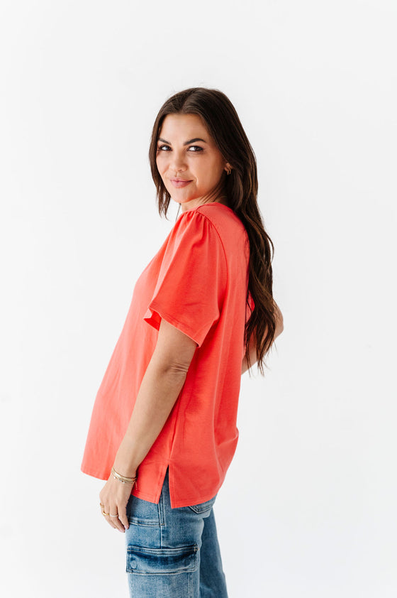 Marissa Top in Coral