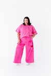 Kynlee Cargo Set in Pink