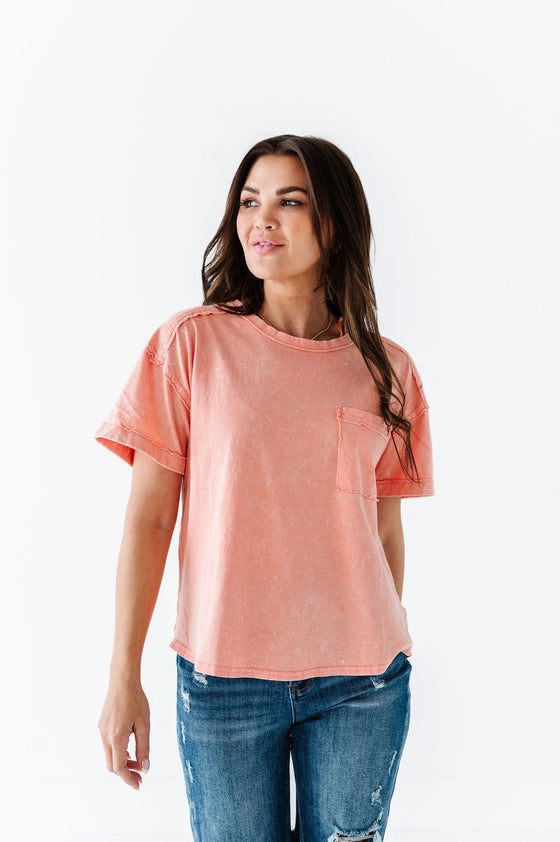 Amanda T-Shirt in Peach