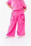 Kynlee Cargo Set in Pink