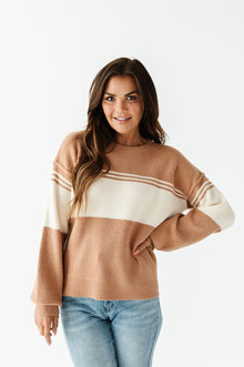  Gracelyn Stripe Sweater - Size M & L Left