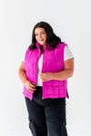 Westwick Puffer Vest in Fuschia