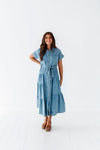 Lennox Dress in Denim Blue