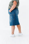 Camilla Cargo Skirt in Denim