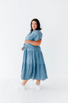 Lennox Dress in Denim Blue