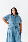 Lennox Dress in Denim Blue