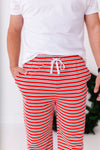 Unisex Stripe Right Pajama Pant