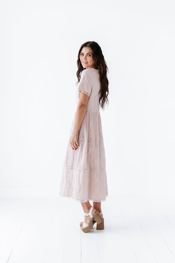 Ciara Lace Midi Dress