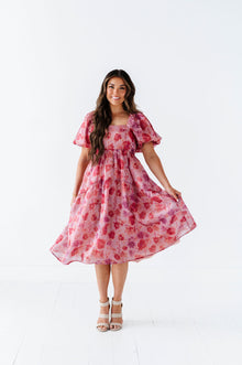  Milani Floral Dress in Pink - Size Small Left