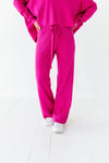 Mattie Lounge Set in Magenta