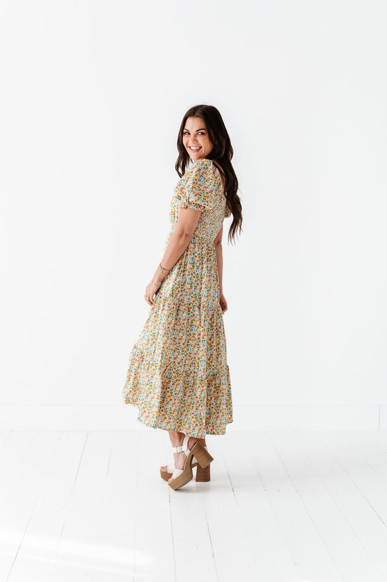 Susie Floral Tiered Dress