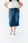 Olivia Denim Skirt in Blue