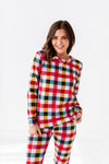 Women's You Had Me At Plaid Pajama Set