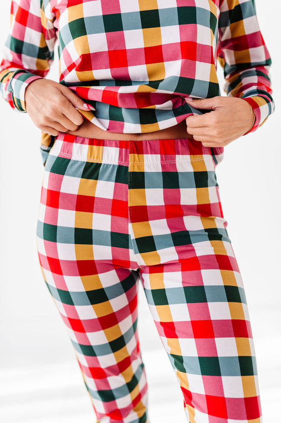 Women's You Had Me At Plaid Pajama Set