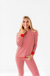 Women's Stripe Right Pajama Set