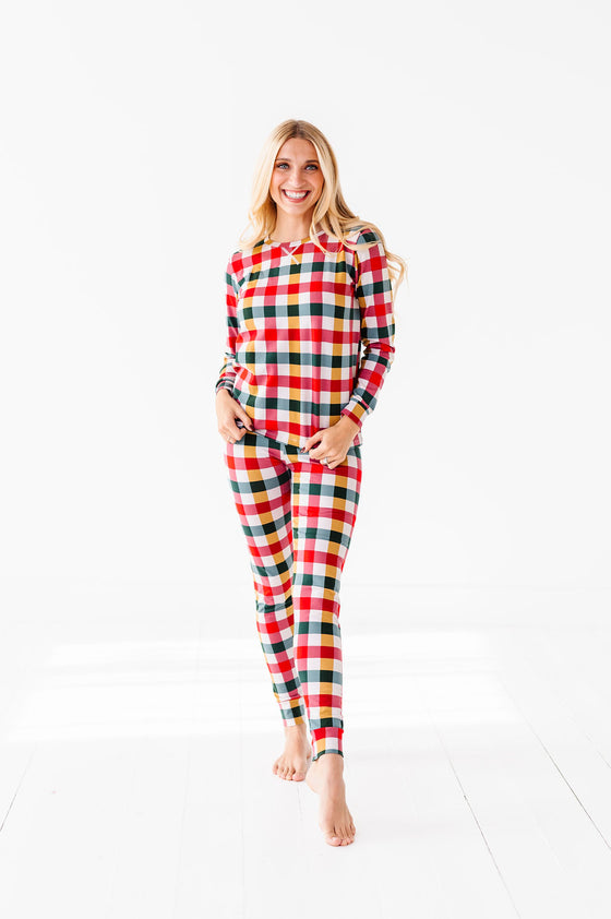 Women's You Had Me At Plaid Pajama Set