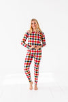 Women's You Had Me At Plaid Pajama Set