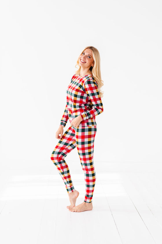 Women's You Had Me At Plaid Pajama Set