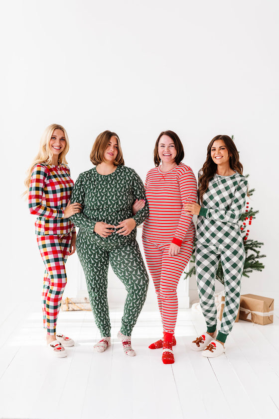 Women's You Had Me At Plaid Pajama Set