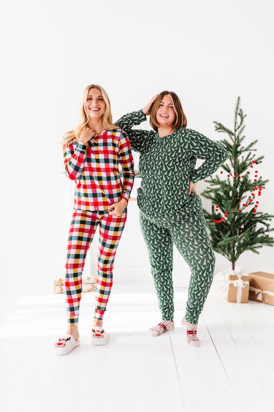 Women's You Had Me At Plaid Pajama Set