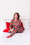 Women's You Had Me At Plaid Pajama Set