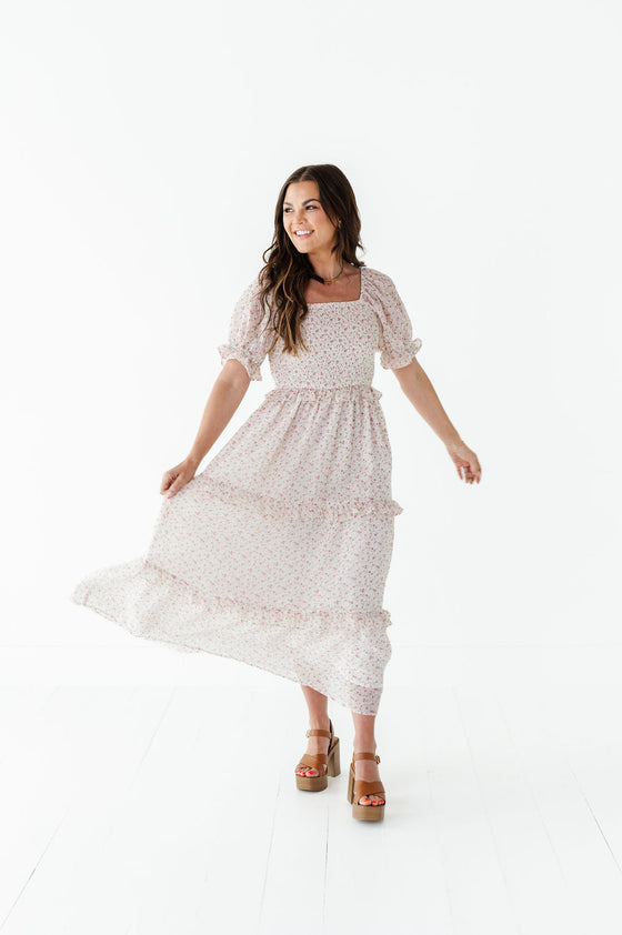 Celeste Ruffle Dress