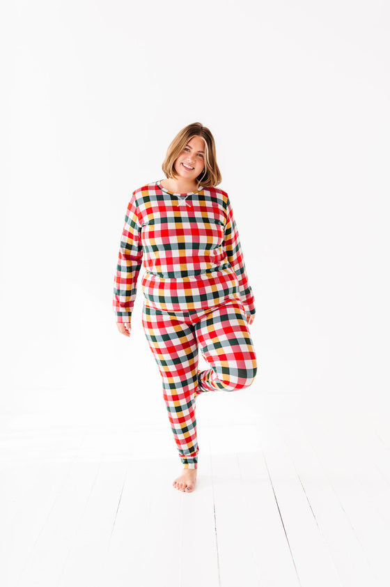 Women's You Had Me At Plaid Pajama Set