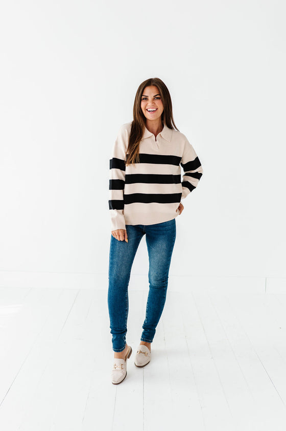 Oxford Collared Sweater